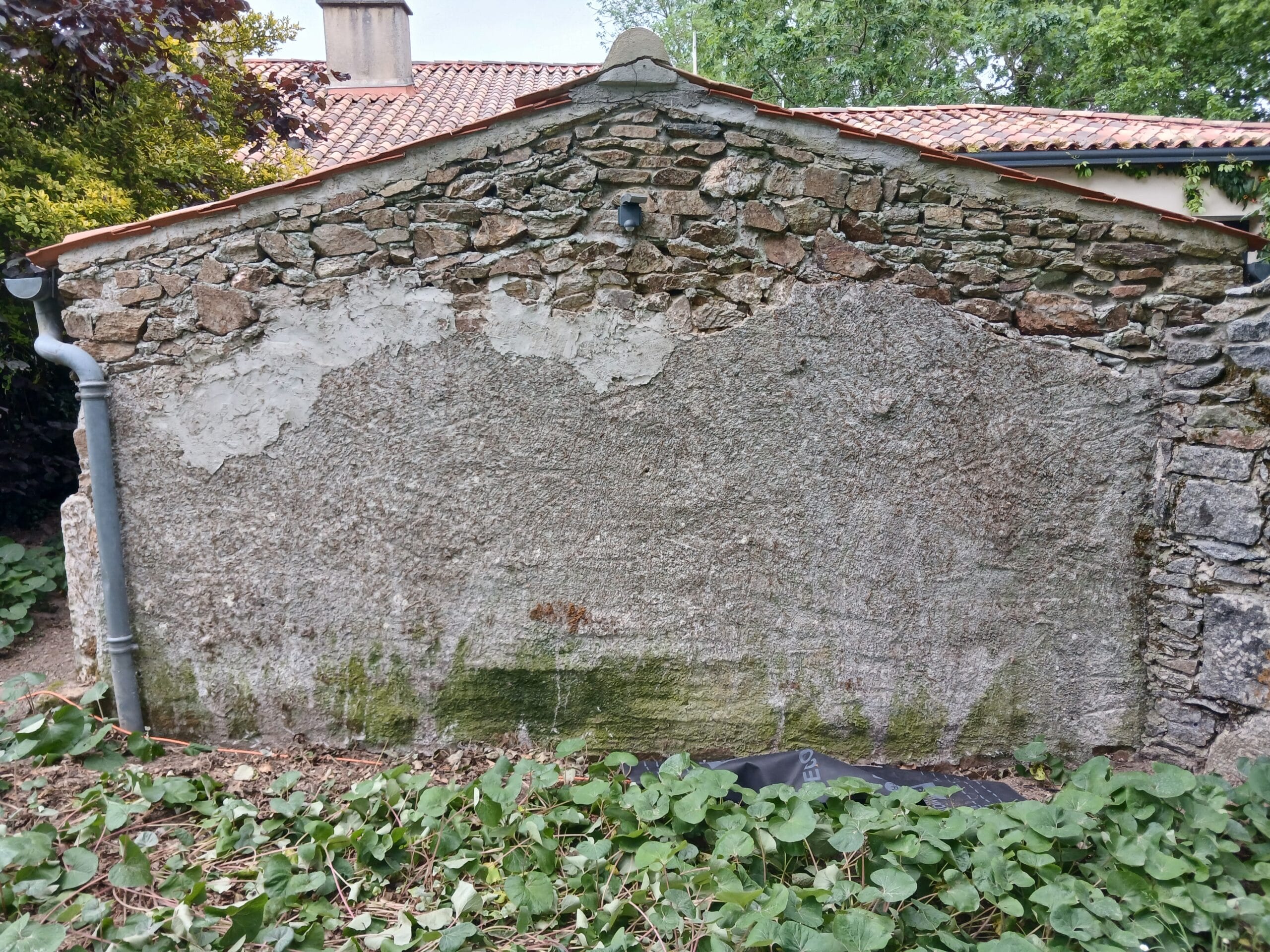 piquetage ancien enduit ciment